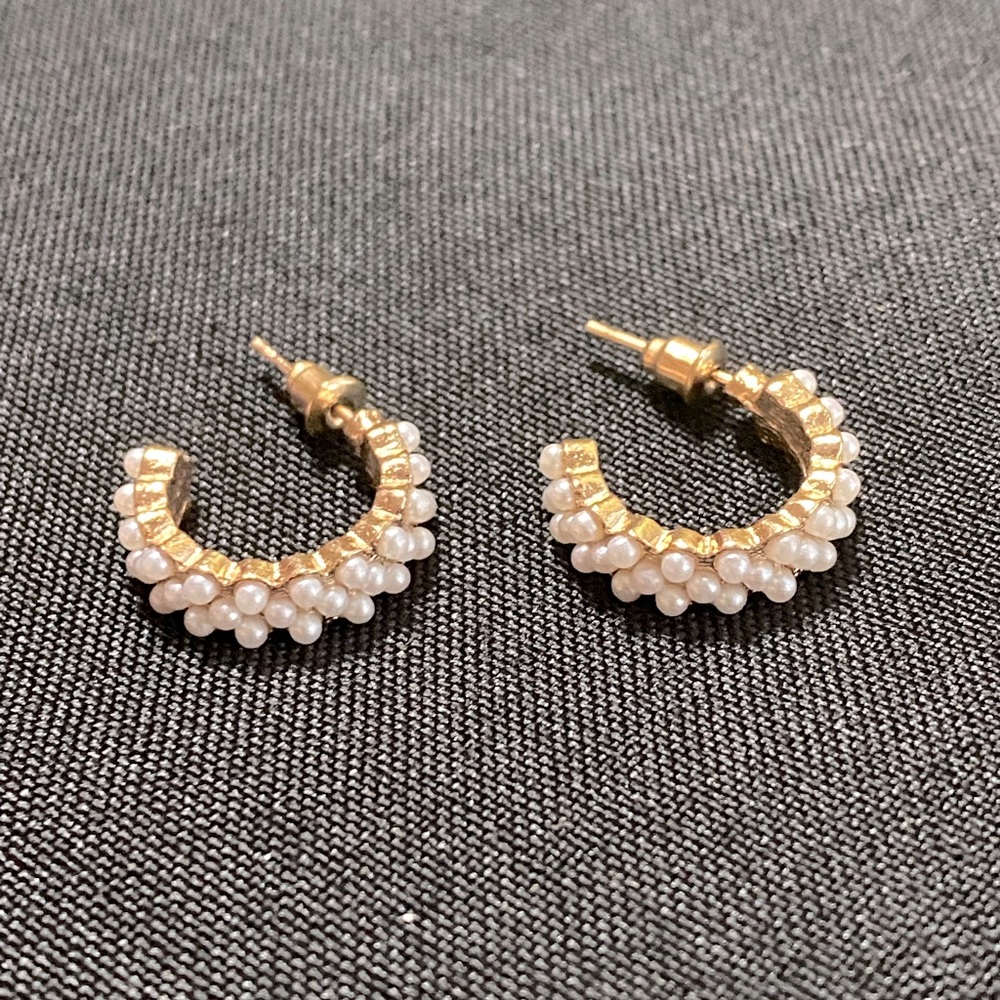 New Pearl and Gold Earrings